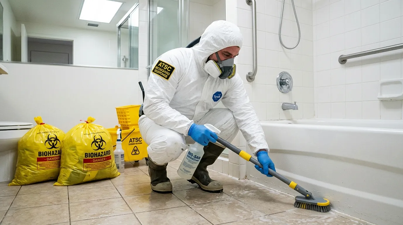 Decontamination equipment deployed for Blood Cleanup in Ten Hills